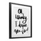 Stupell Industries Laundry I Despise You Framed Print Under Glass, design by SD Graphics Studio